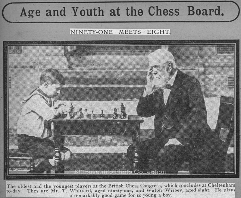 Youngest v Oldest: Walter Wisbey vs Thomas Whittard