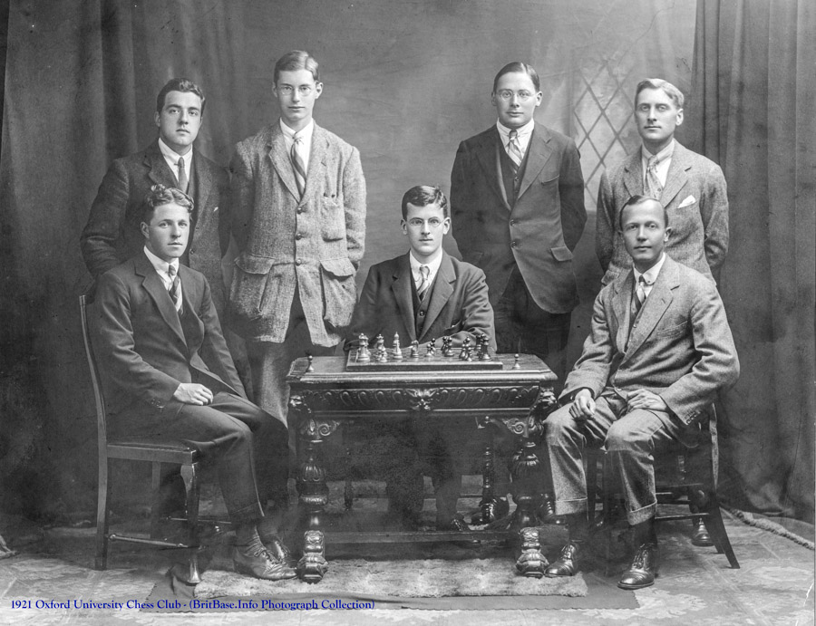 1921 Oxford University Chess Team