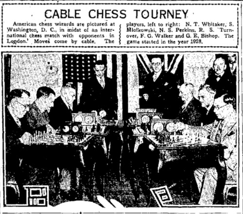 1930 Cable Match - Washington players