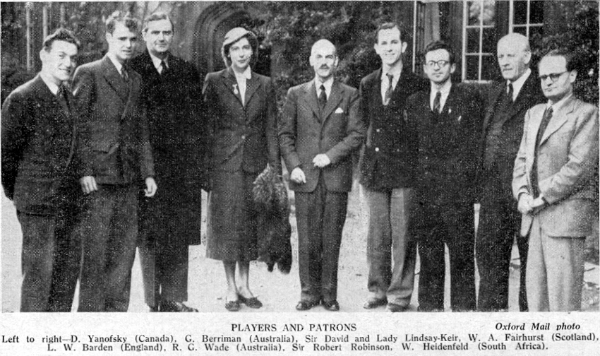 1951 Oxford tournament
