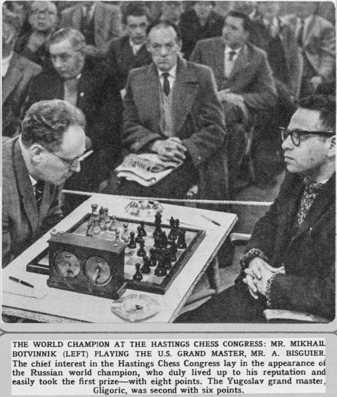 1961 Botvinnik vs Bisguier