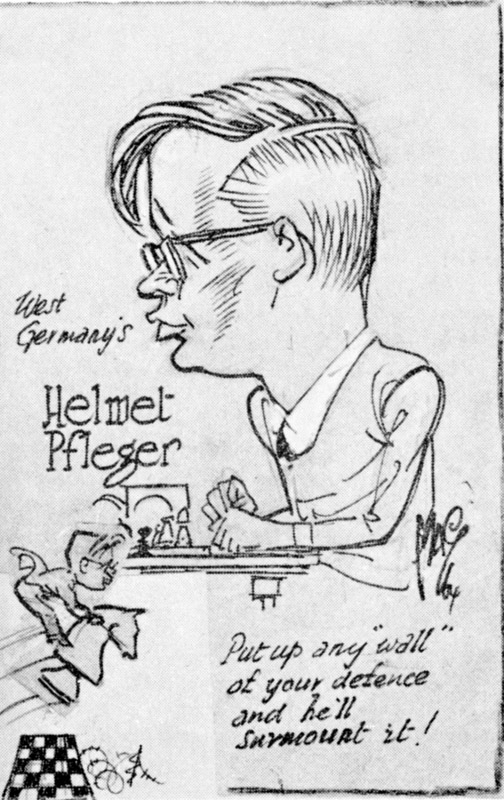 Helmut Pfleger cartoon by MAC