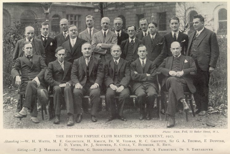 1927 British Empire Club Masters