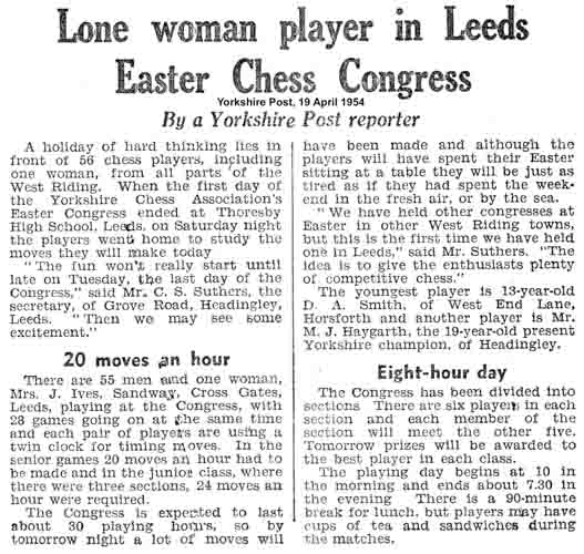 Yorkshire Post, 19 April 1954