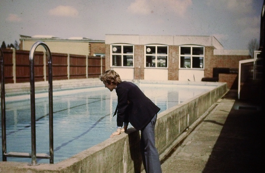 Steve Mallows by Swimming Pool